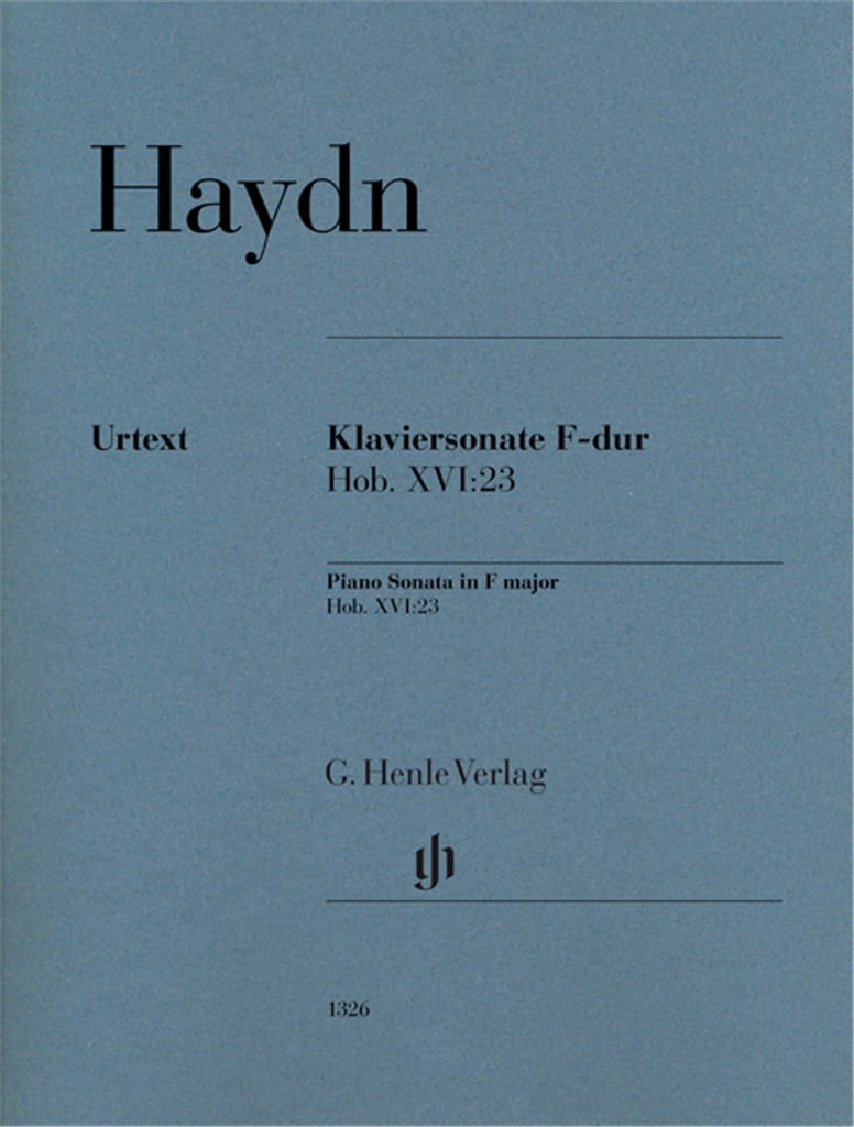Piano Sonata in F major Hob. XVI:23